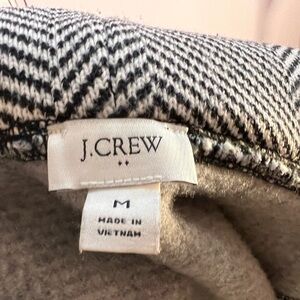 J.Crew Black and White Herringbone Topper